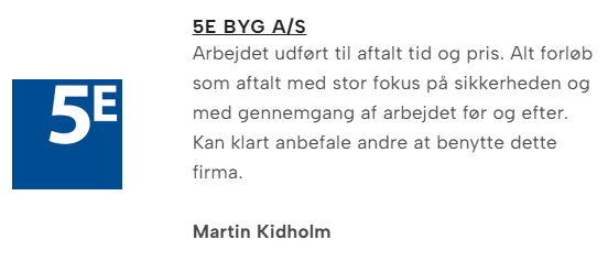 5E Byg - reference